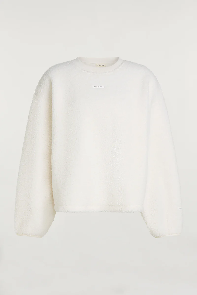 ALBA Crew Fleece Cream - Image 5