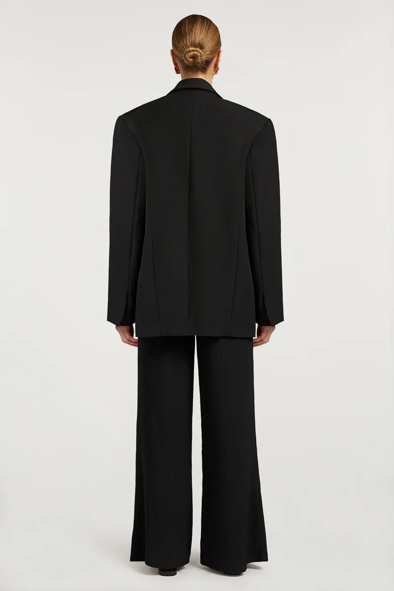ALI Oversized Structured Blazer Black - Image 2