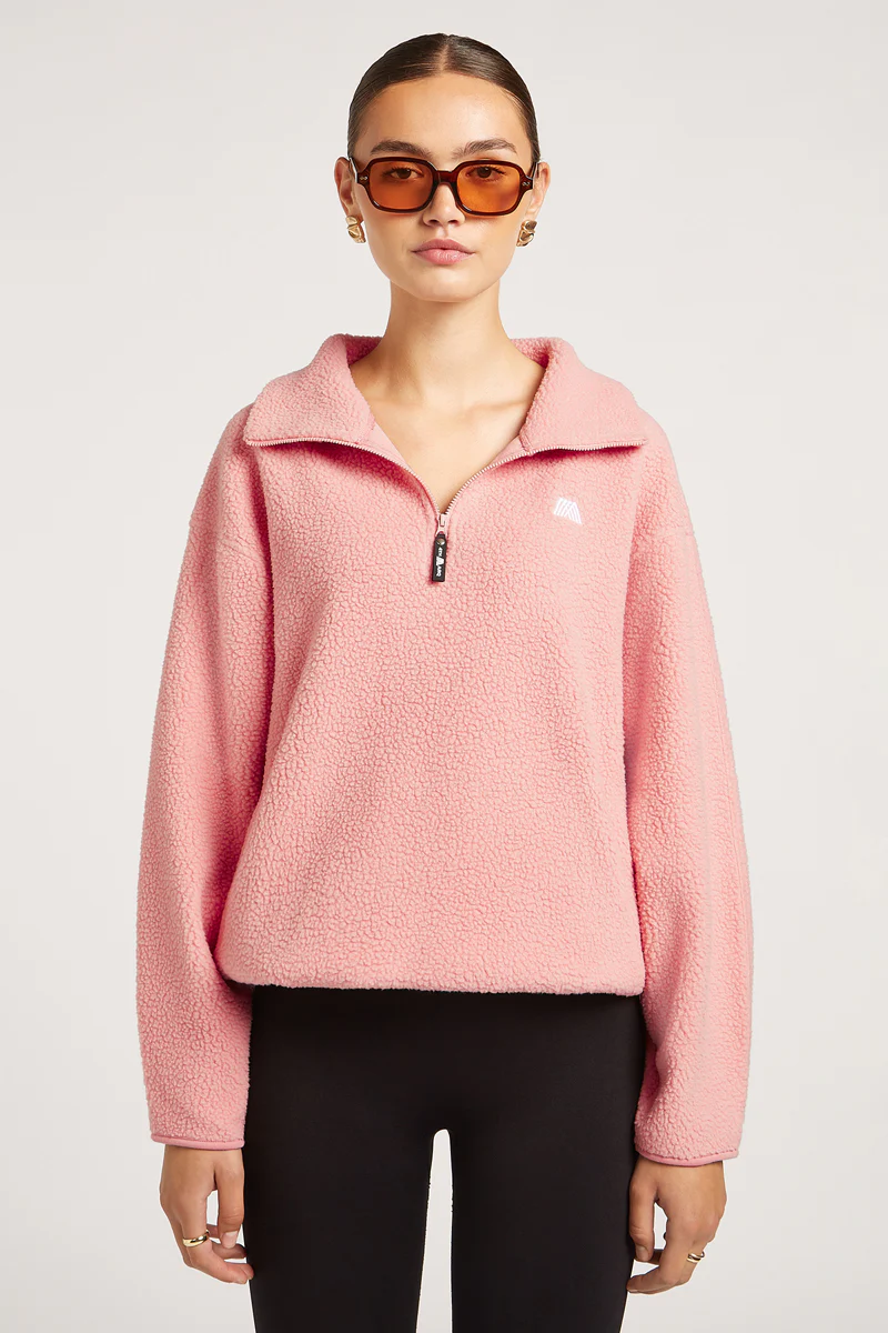 ALIX Half-Zip Ballerina Pink - Image 3