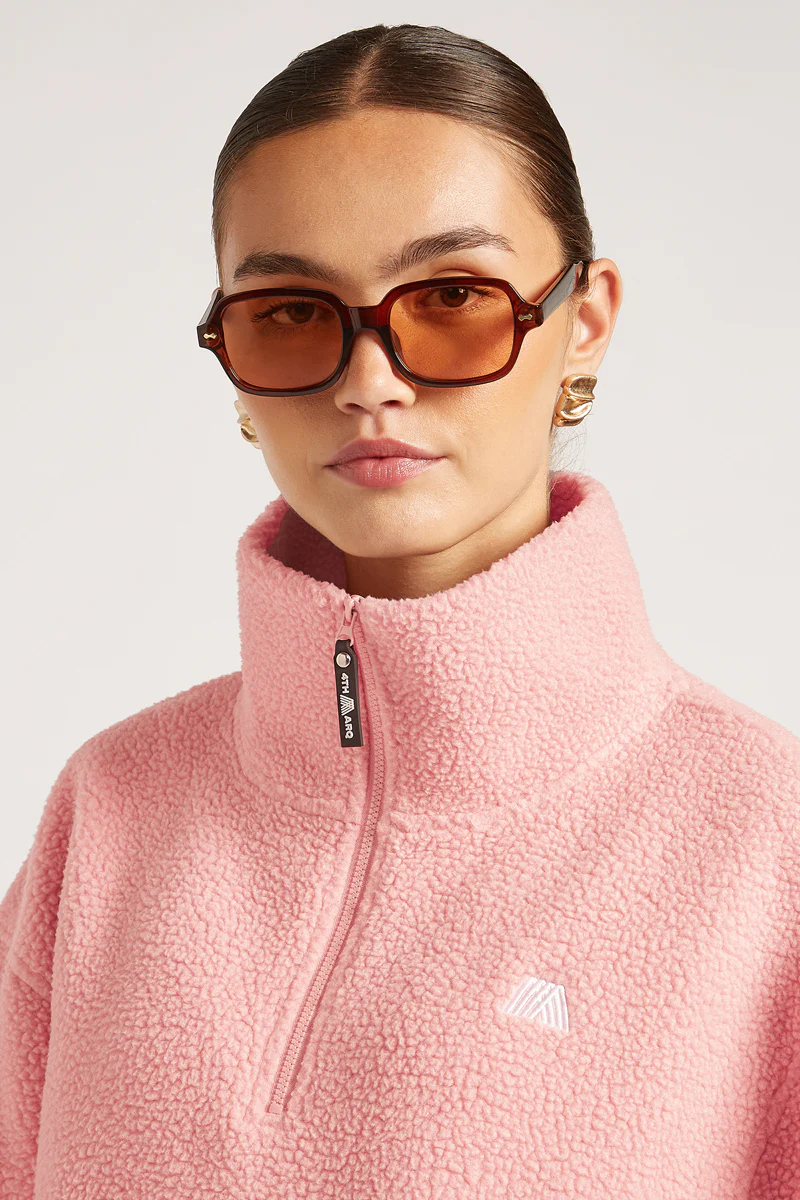 ALIX Half-Zip Ballerina Pink - Image 4
