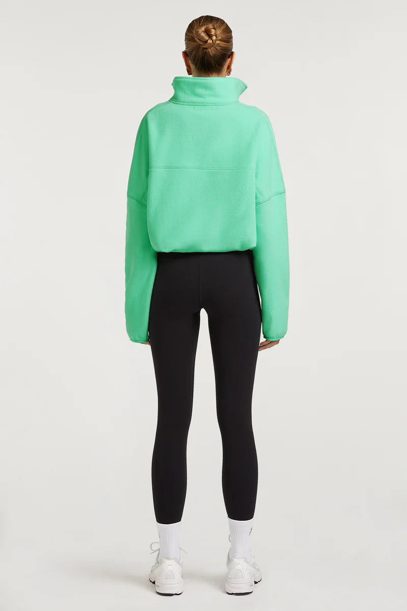 DEVAN 'Cloud' Half-Zip Sourpop Green - Image 2