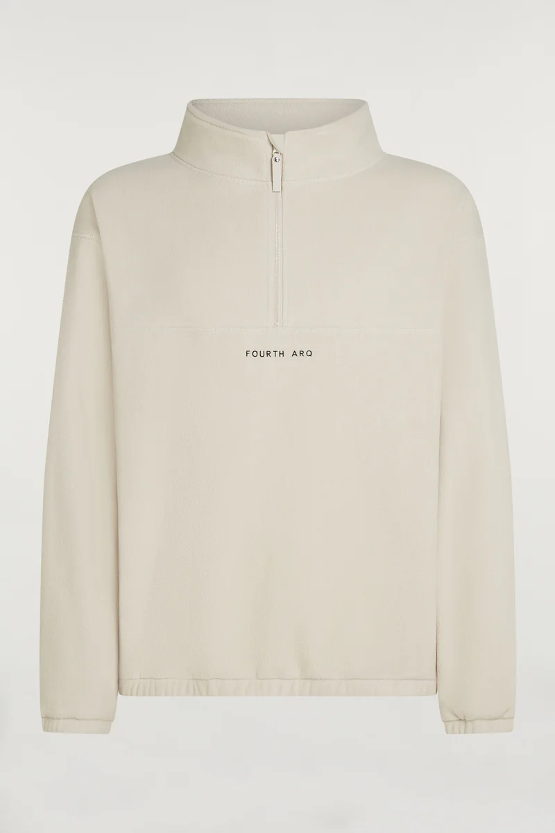 DEVAN Men's 'Cloud' Half-Zip Pebble - Image 6