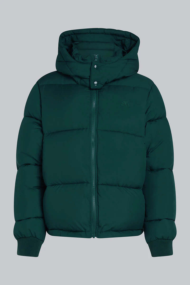 HUDSON Puffer Jacket Forest Green - Image 4