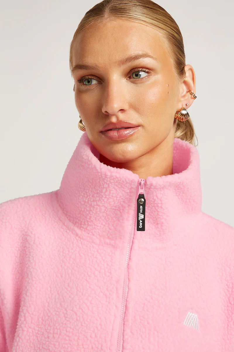 LENNOX Half-Zip Bubblegum Pink - Image 3