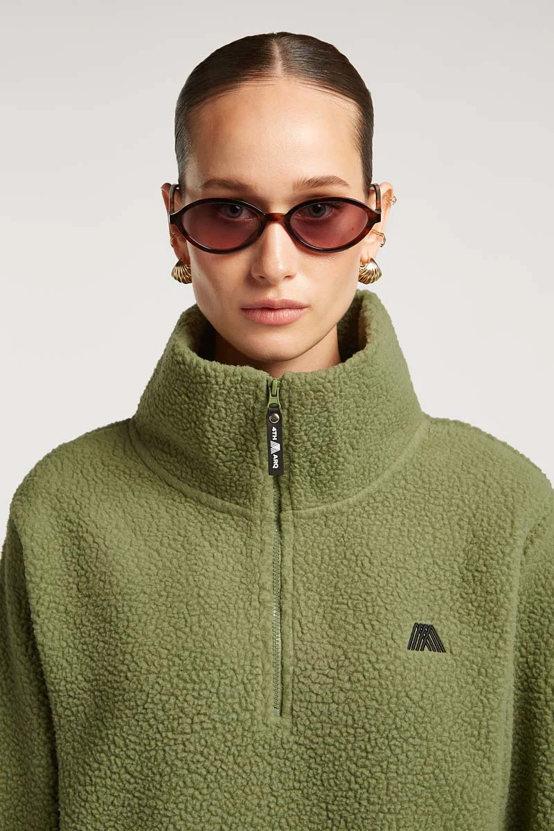 LENNOX Half-Zip Sage - Image 3