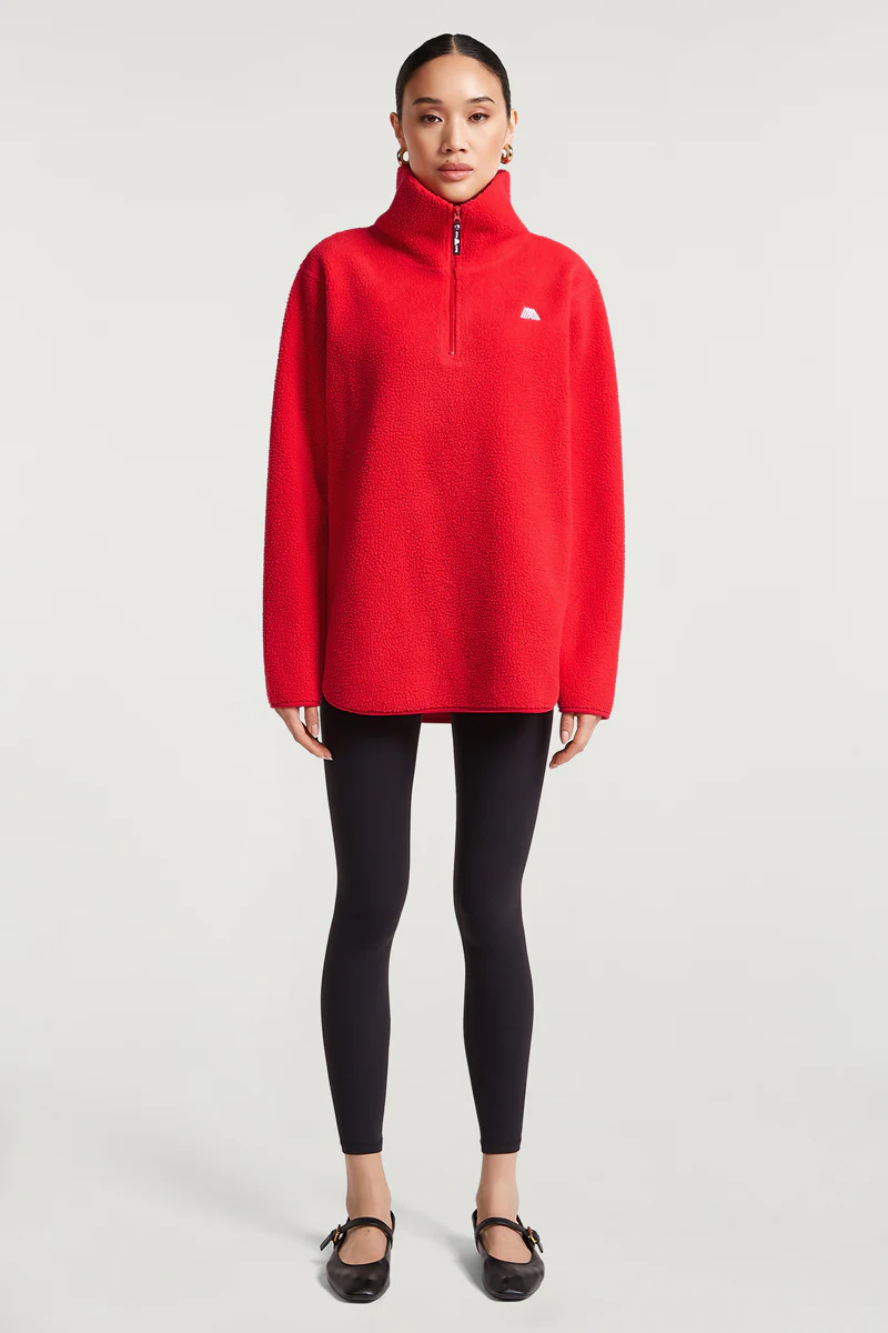 LENNOX Half-Zip Strawberry