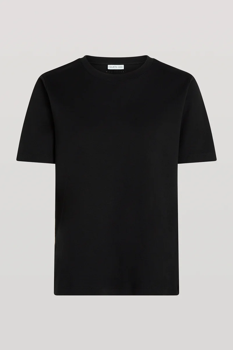 PARKER Crew Neck T-Shirt Black - Image 3