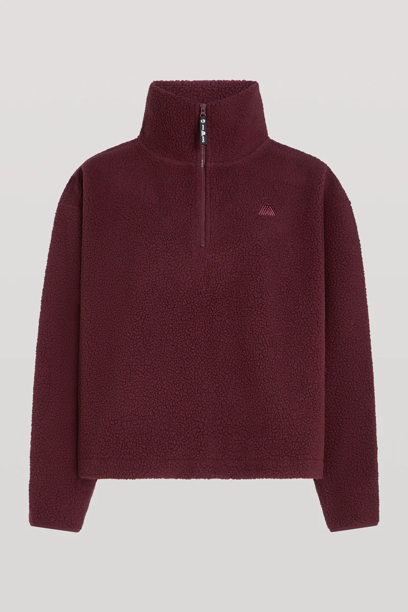 PHOENIX Half-Zip Dark Cherry - Image 5