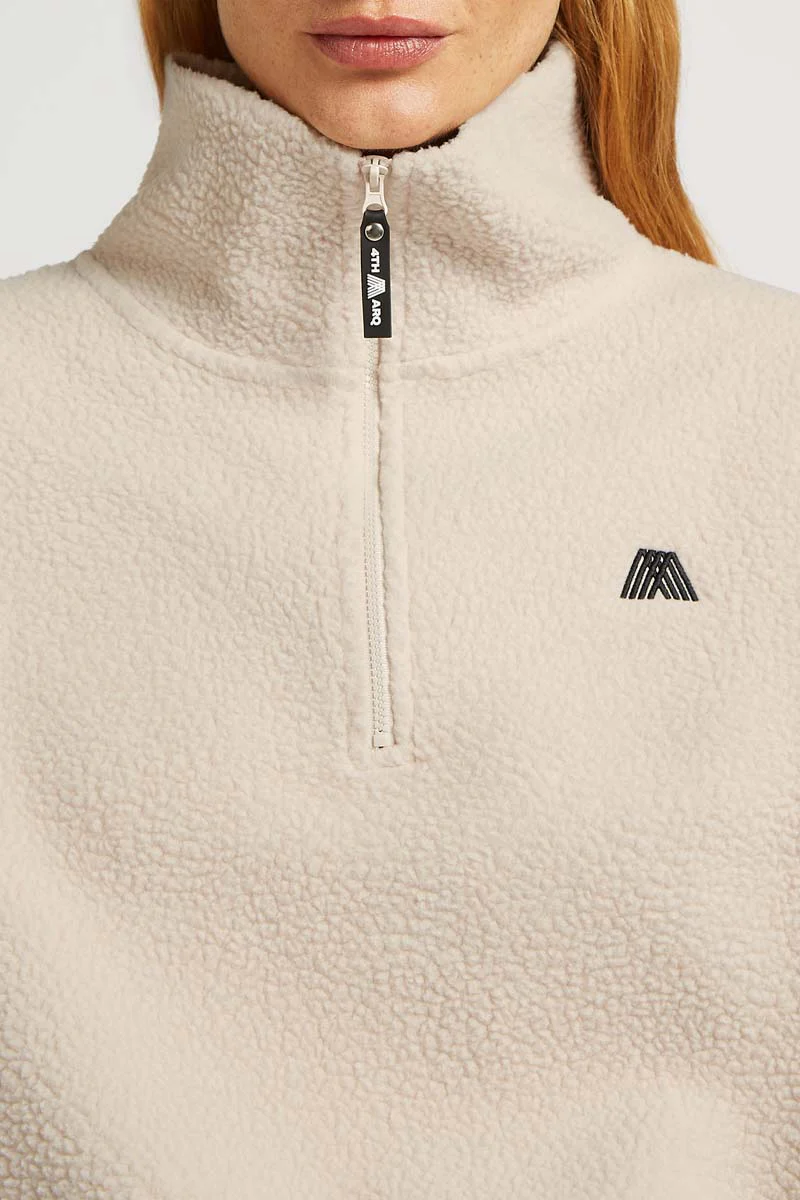 PHOENIX Half-Zip Ecru - Image 3